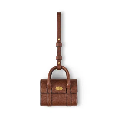 Mulberry Mini Bayswater Bag Charm Oak