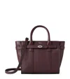 Mulberry Mini Bayswater Cross-body Bag In Burgundy