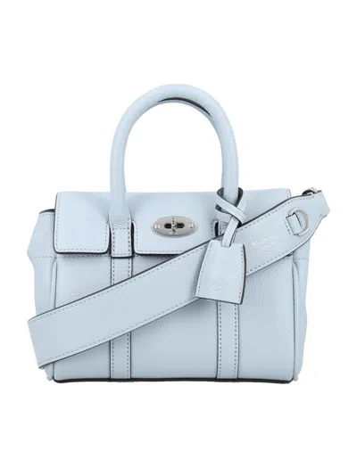 Mulberry Mini Bayswater In Light Blue
