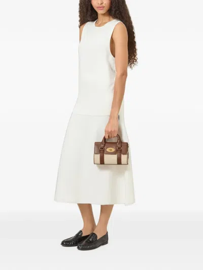 Mulberry Mini Bayswater Raffia Shoulder Bag In Pattern
