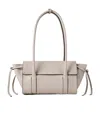 Mulberry 'mini Bayswater' Beige Shoulder Bag With Laminated Logo