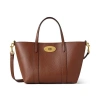 Mulberry Mini Leather Bayswater Tote Bag In Burgundy