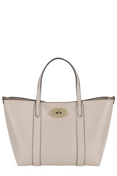 Mulberry Mini Bayswater Tote Scg In Neutral