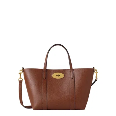 Mulberry Mini Bayswater Tote Two Tone In Brown