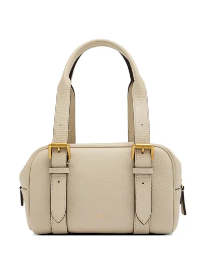 Mulberry Mini Boston Buckle Bag In Neutral