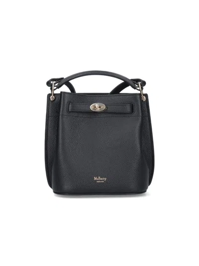 Mulberry Mini Bucket Bag "islington" In Black