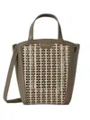 Mulberry Mini Clovelly Leather Tote Bag In Green