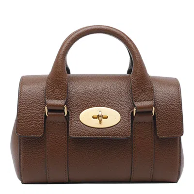 Mulberry Mini Heritage Bayswater Crossbody Bag In Brown