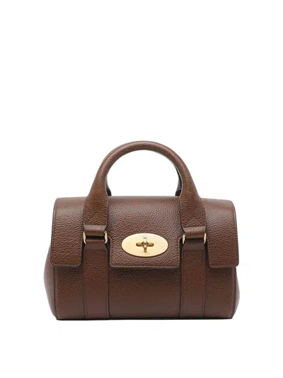Mulberry Mini Heritage Bayswater Crossbody Bag In Brown