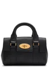 Mulberry Mini Heritage Bayswater Grained Leather Cross-body Bag In Black