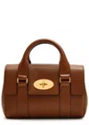 Mulberry Mini Heritage Bayswater Grained Leather Cross-body Bag In Brown