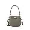 Mulberry Mini Iris Hobo In Gray