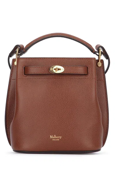 Mulberry Mini Islington Bucket Two Tone Scg In Brown