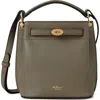 Mulberry Mini Islington Bucket In Linen Green