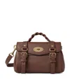 Mulberry Mini Leather Alexa Cross-body Bag In Brown