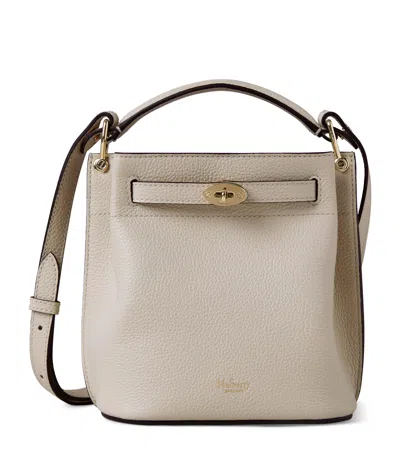Mulberry Mini Leather Islington Bucket Bag In White