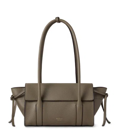 Mulberry Mini Leather Soft Bayswater Shoulder Bag In Green