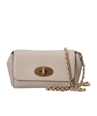 Mulberry Mini Lily Cross Body Bag In Nude