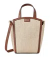 Mulberry Mini Clovelly Raffia Tote In Multi
