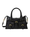 Mulberry Mini Roxanne Black High Shine Leather In Black