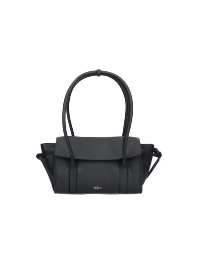 Mulberry Mini Shoulder Bag "soft Bayswater" In Black