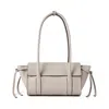 Mulberry Mini Leather Soft Bayswater Shoulder Bag In Gray