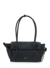 Mulberry Mini Soft Bayswater Heavy Grain In Black