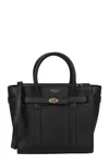 Mulberry Mini Zipped Bayswater Small Classic Grai In Black