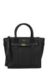 Mulberry Mini Zipped Bayswater Small Classic Grai In Black