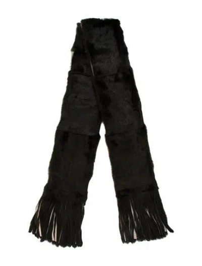 Pre-owned Mulberry Mink Vintage Scarf In Green