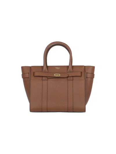Mulberry 100% Bovine Leather Shoulder Bag In Brown