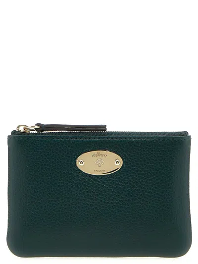 Mulberry Plaque Small Wallet In Green