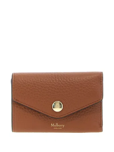 Mulberry Multi-card Flap Wallet In Blue