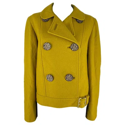 Pre-owned Mulberry Mustard Yellow Wool Jacket