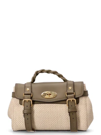 Mulberry Natural Alexa Mini Satchel In Brown