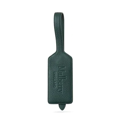 Mulberry New Luggage Tag In Green