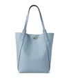 Mulberry North South Bayswater Leather Tote Bag In Blue
