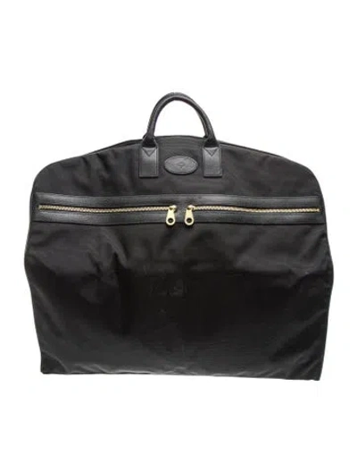 Pre-owned Mulberry Nylon Garment Bag In Black