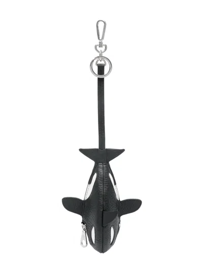 Mulberry Orca Case Keyring In Black
