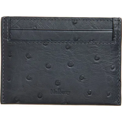 Mulberry Ostrich Embossed Leather Case Case In Blue