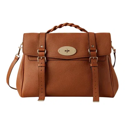 Mulberry Oversized Alexa Heavy Grain In White