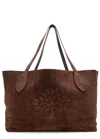 Mulberry Oversized Suede Tote Bag In Brown