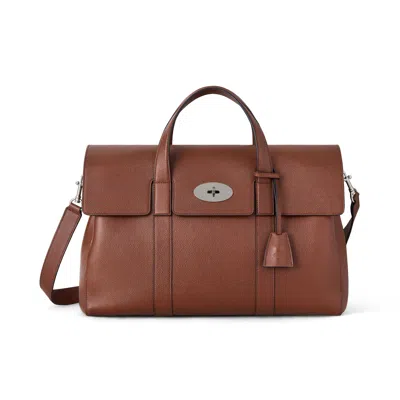 Mulberry Piccadilly Messenger In Oak Two-tone Small Classic Grain