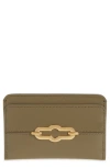 Mulberry Pimlico Card Case In Linen Green