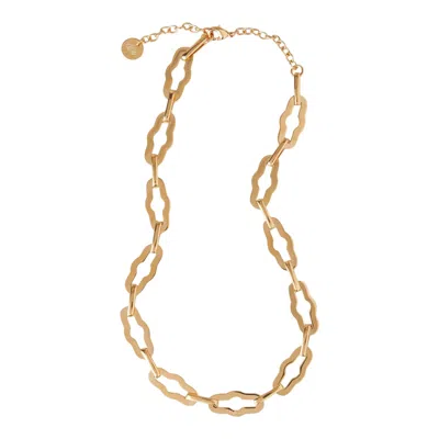 Mulberry Pimlico Chain Necklace In Gold