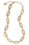 Mulberry Pimlico Cloud-shaped Chain Necklace In Gold