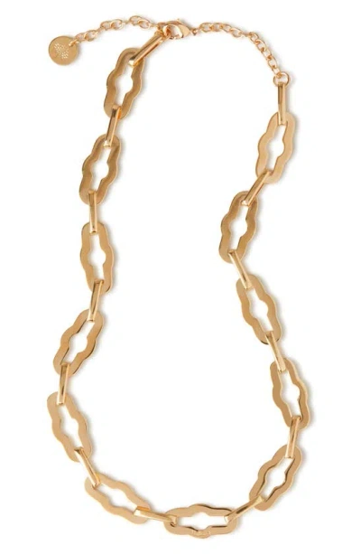 Mulberry Pimlico Chain Necklace In Gold