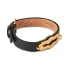 Mulberry Pimlico Leather Bracelet In Black