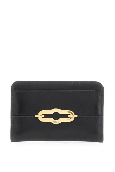 Mulberry Pimlico Leather Card Holder In Black