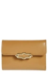 Mulberry Pimlico Leather Compact Wallet In Sable